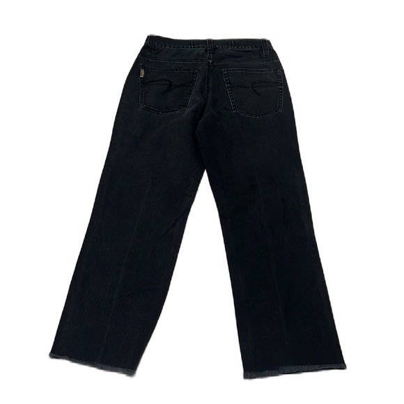 Paco Jean Company, 5-Pocket, Distressed, Ankle Jeans, Charcoal Black, Size 29x30 - Picture 4 of 11